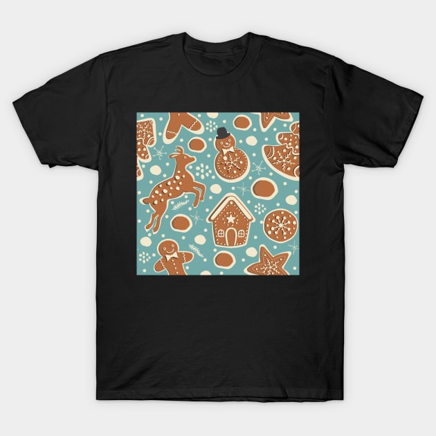 Gingerbread T-Shirt by Kristina Stellar Scandinavian Land